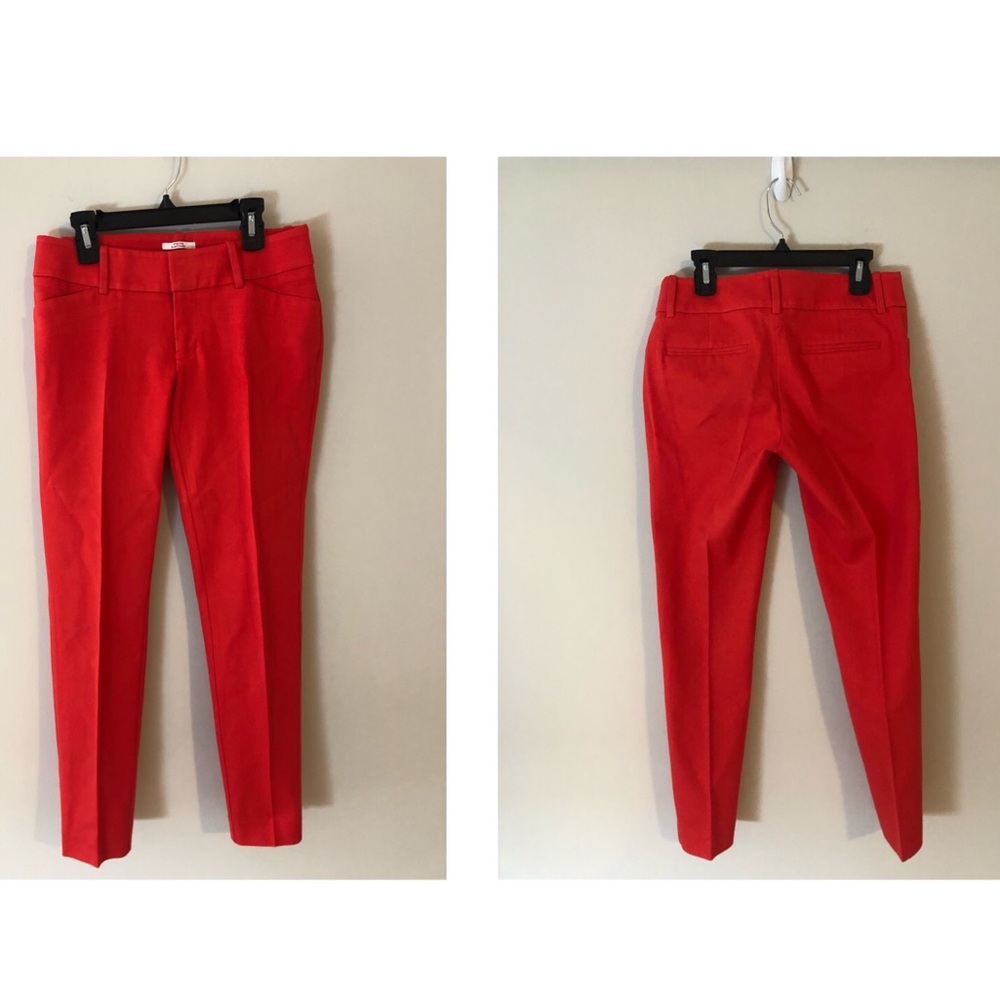 merona red trouser pant